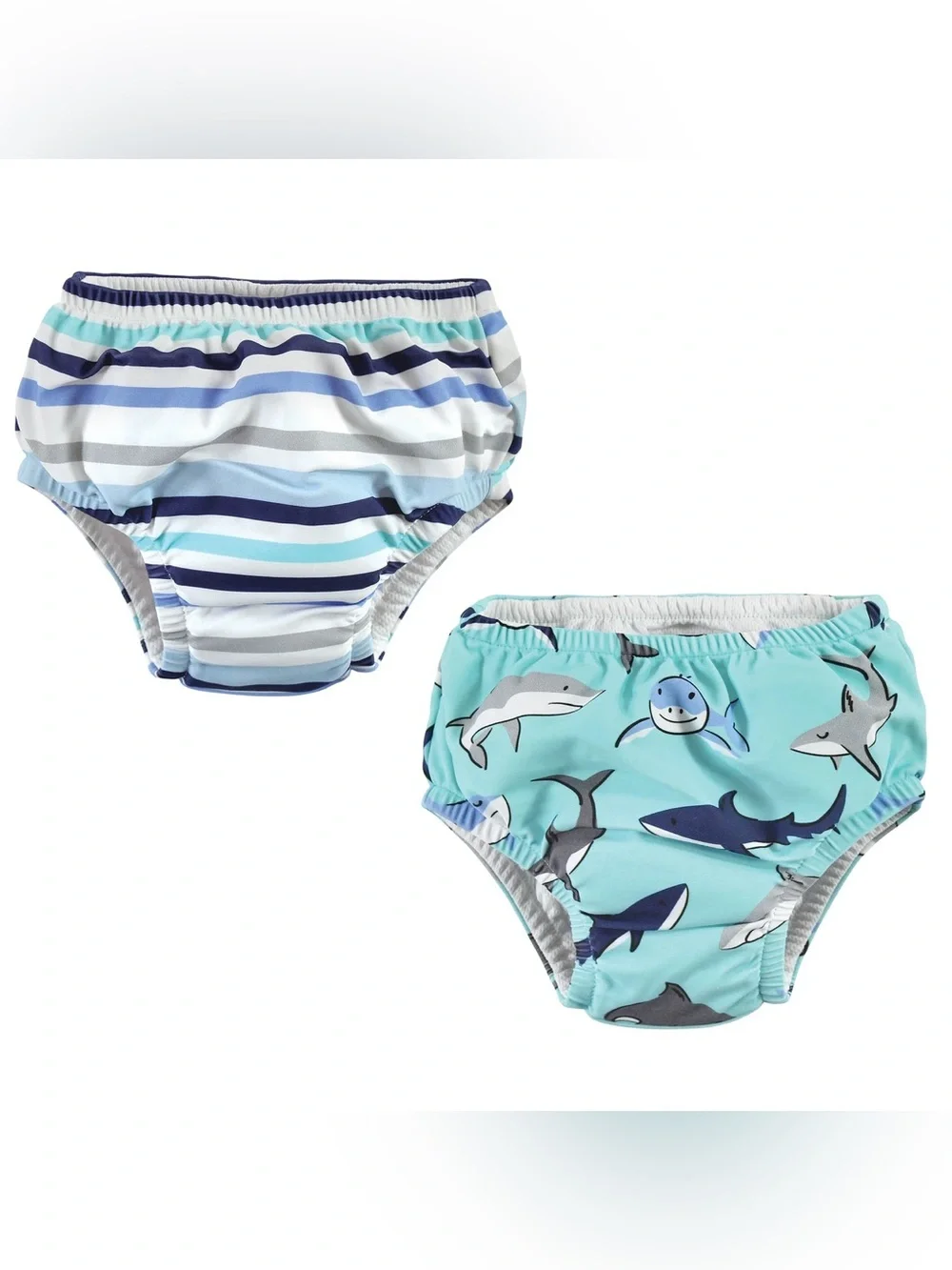 Hudson Baby Swim Diapers 2 Pack Shark Size 12-18M New NWT